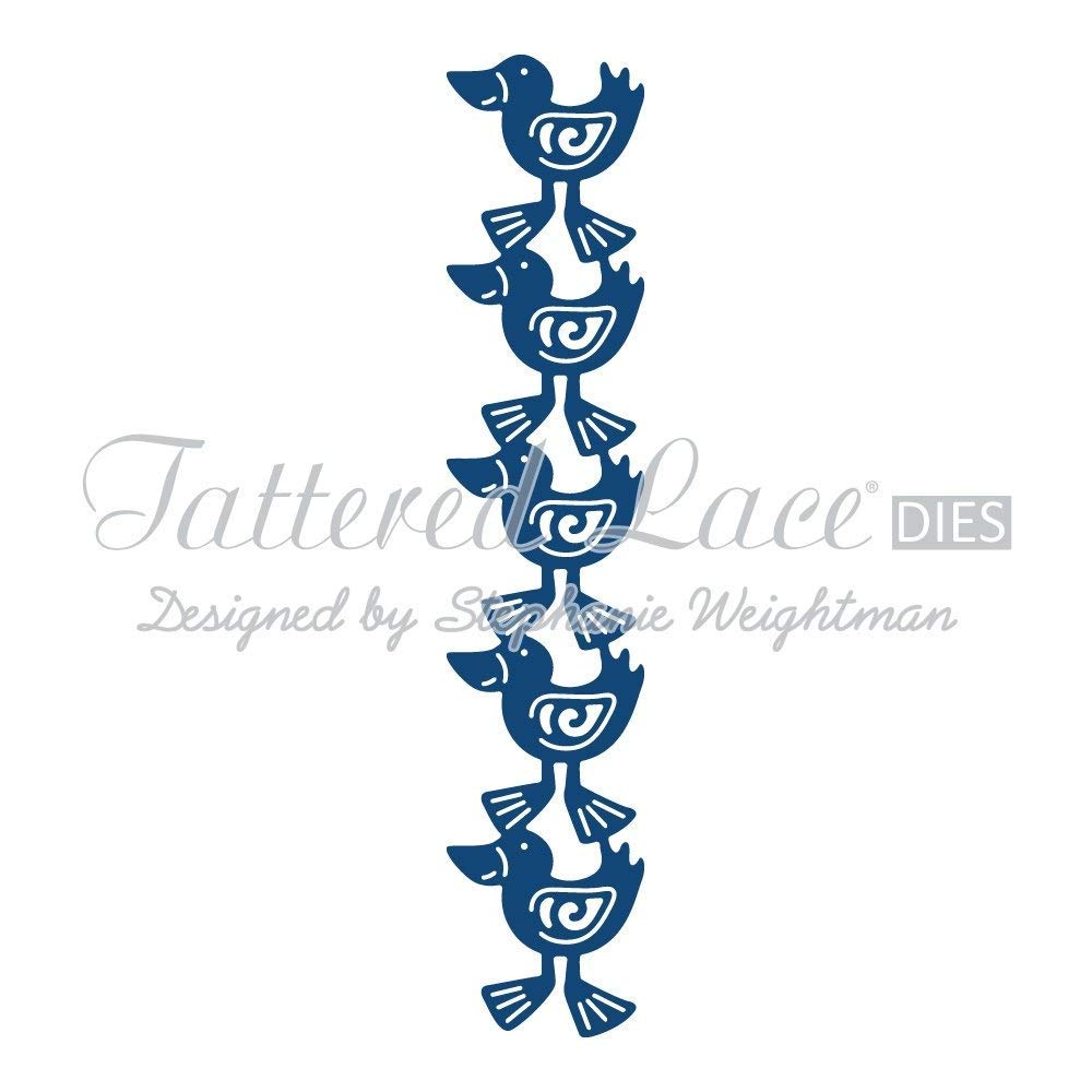 Tattered Lace Duck Border Metal Die Paper Card Stephanie Weightman