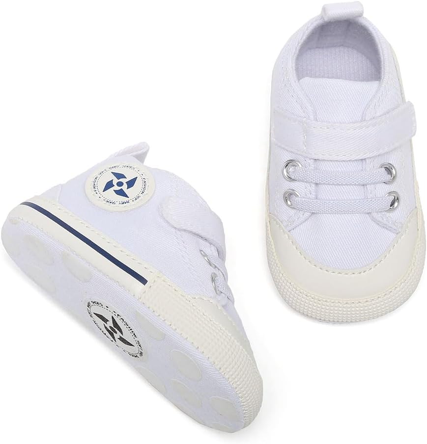 BEIDI Baby Girl Boy Shoes 0-18 Months,Infant Unique Essentials Gifts,Unisex Newborn Doll Slip-on Soft Sole High-top Frist Walking Sneakers