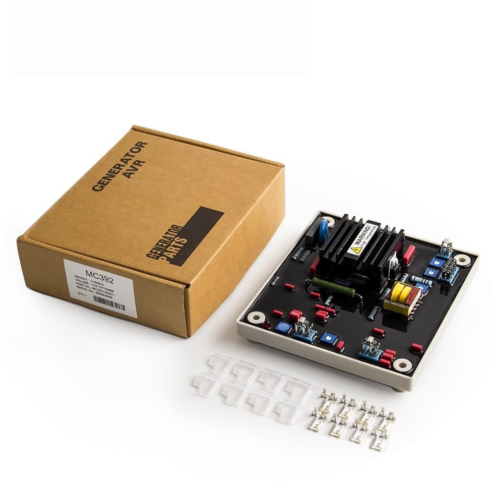 PWANUIGTE MC392 Brushless Generator AVR Voltage Regulator Alternator Excitation Stabilizer Control Module Board