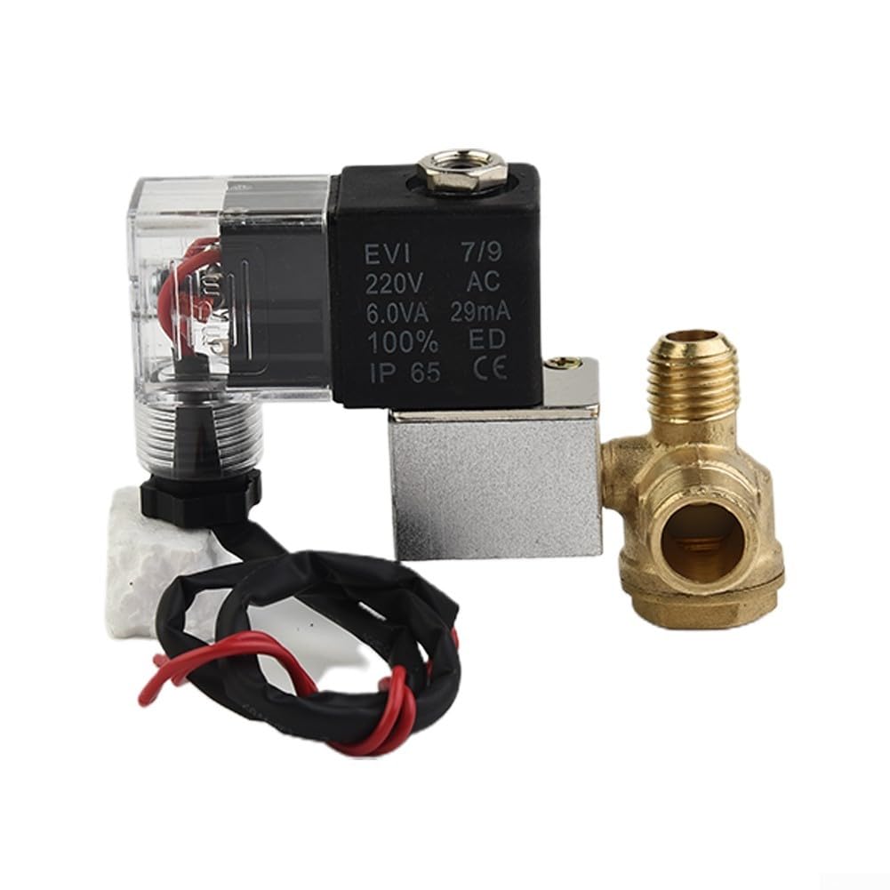 Électrovanne, accessoires de compresseur d'air, petite électrovanne de pompe à air, clapet anti-retour silencieux et sans huile DC12V(B)