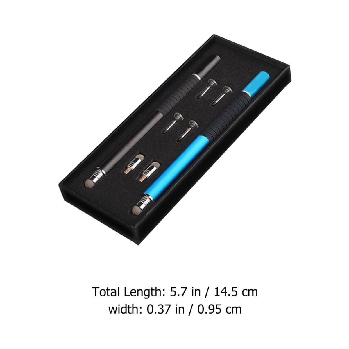 Housoutil 2 Set Penna Di Tocco Penna Stilo Per Touch Screen Matita Stilo Touch Screen Stilo Stilo Schermo Touch Screen Penna Stilo Multi-Funzionale Stilo Tablet Metallo