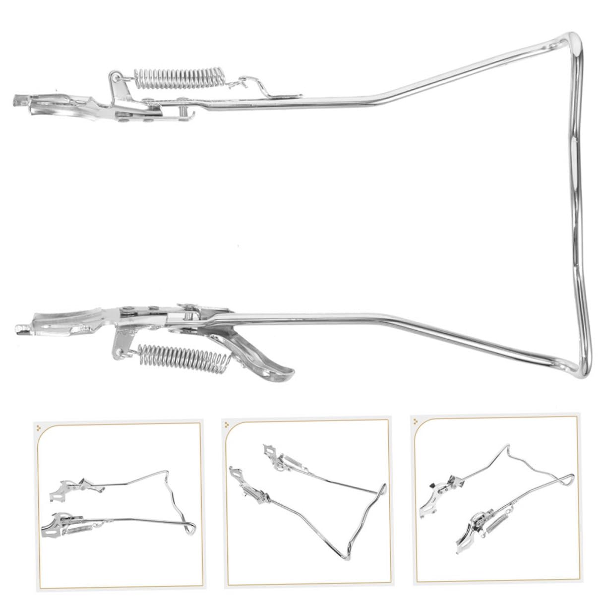 BESTonZON Cavalletto per Bici in Supporto per Biciclette Cavalletto per Parcheggio Bici Piedini di Arresto per Bicicletta Facile da Installare e Rimuovere