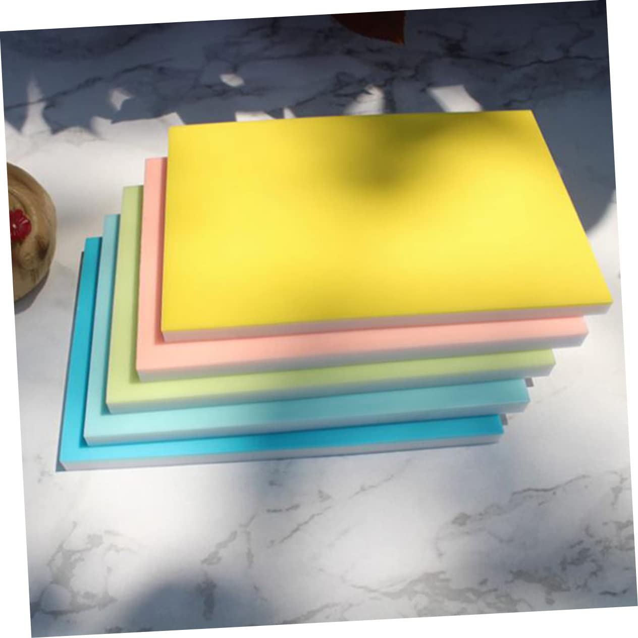 OSALADI 1Pc Double Layer Carved Rubber Brick DIY Stamp Making Tool Durable Material Random Color for Professional Hand Carving and Custom Stamps for Crafting