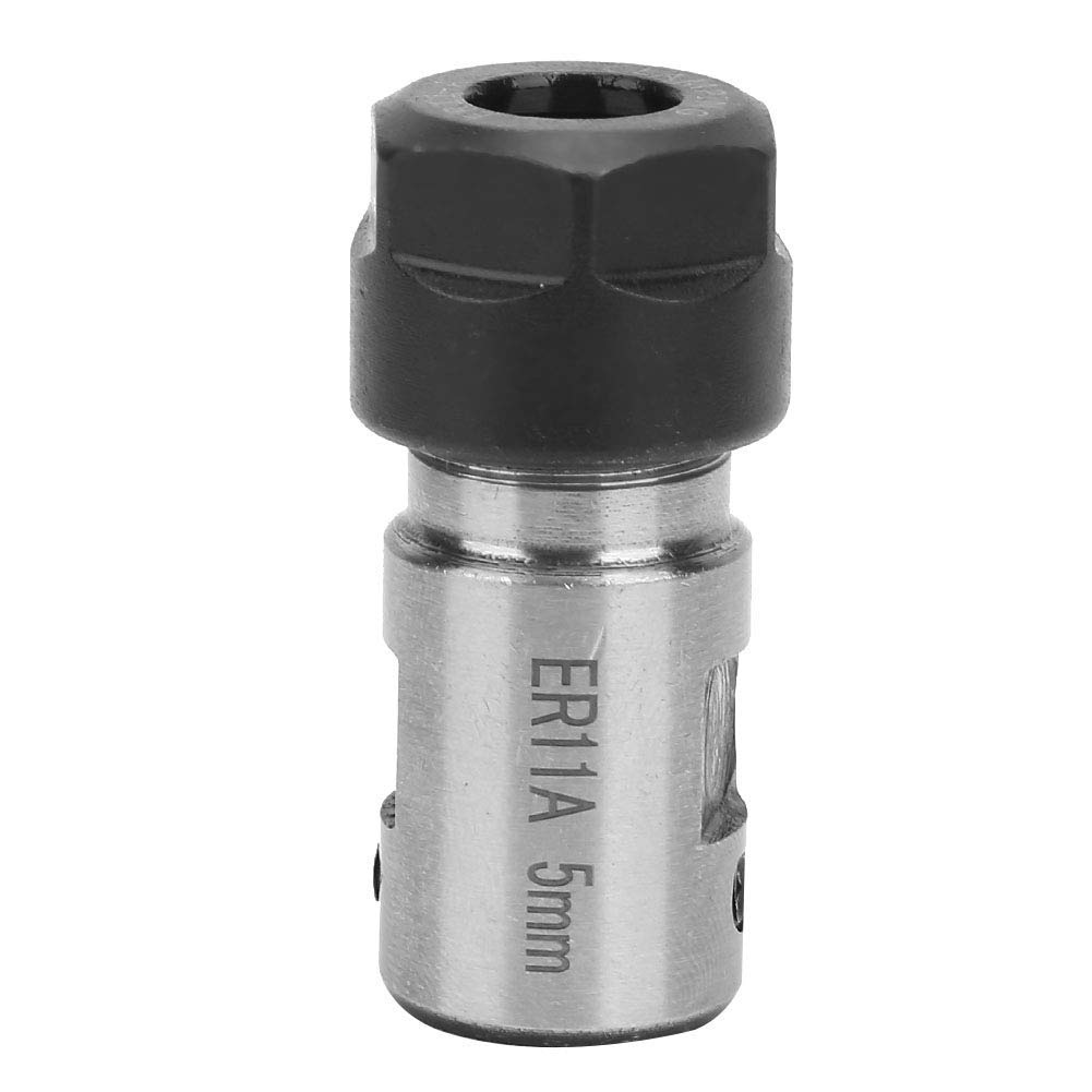 Ensemble de Pinces à Ressort de Précision ER11 et Tige D'extension de Support D'arbre Moteur ER11 5mm Mandrin à Pince ER11 pour Machine de Gravure CNC et Outils de Tour de Fraisage