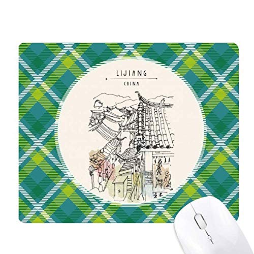 Tapis de souris pixel réseau vert tapis bureau chine la chante