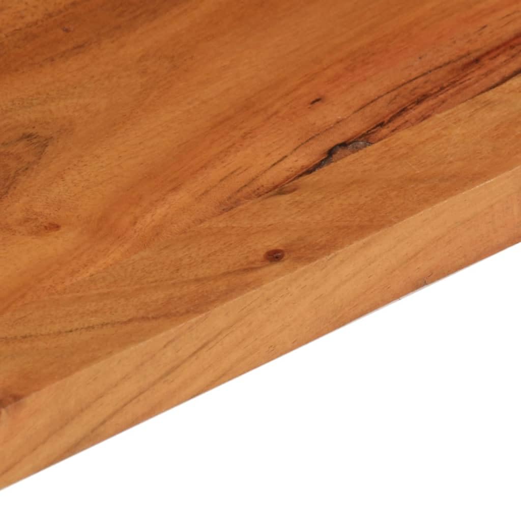 vidaXL Piano Tavolo 90x50x3,8 cm Rettangolare Legno Massello Acacia, piano per tavolo rettangolare, piano tavolo in legno, piano per tavolo da pranzo