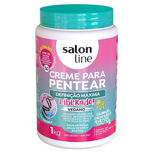 Amazon Com Salon Line Linha Tratamento Definicao Maxima Creme Para Pentear 1000 Gr Salon Line Treatment Maximum Definition Collection Combing Cream Net 35 27 Oz Beauty Personal Care