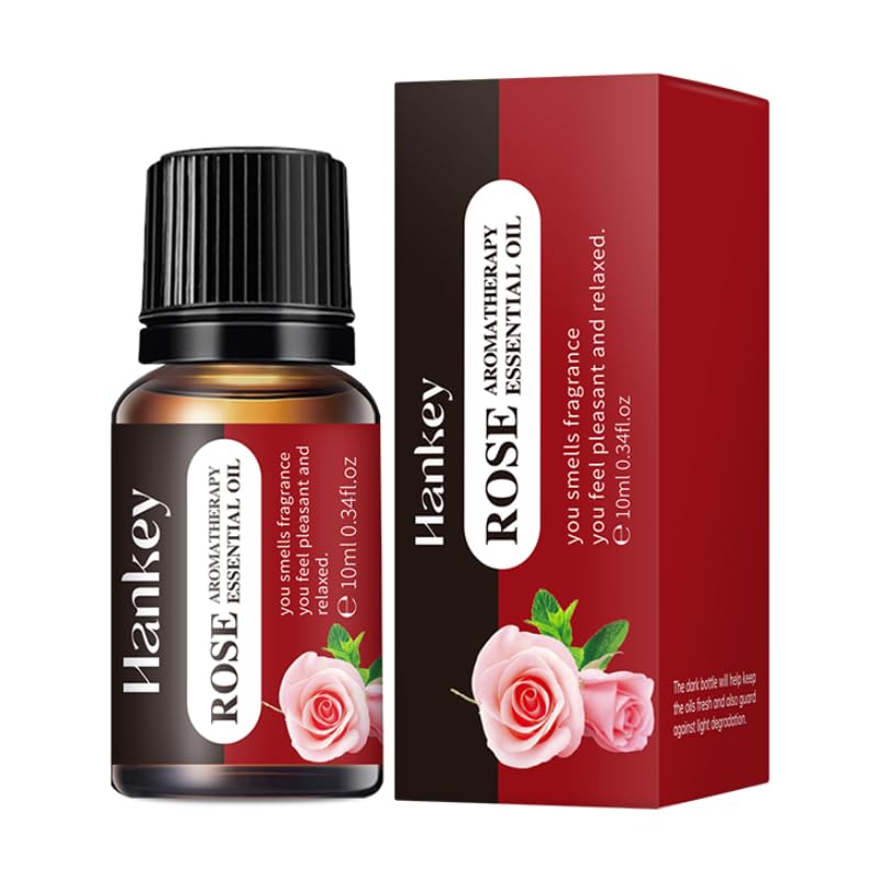 CASANOVA® - Aceite Esencial De Rosa 10ml Para Humidificador Aromaterapia Natural Aromas Bio Difusor Ambientador Perfumes Hogar Aceites Esenciales Puros Incienso Velas Esencias (10ml, Rosa)