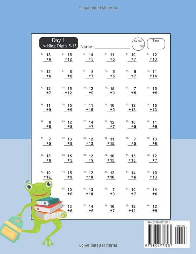 ADDITION THE BEST KIDS ACTIVITIES WORKSHEET GRADE 1-4: 600 ADDITION MATH FOR KIDS ,DAILY PRACTICE: Green, Steve B.: 9798801778525: Amazon.com: Books addition-the-best-kids-activities-worksheet-grade-1-4-600-addition-math-for-kids-daily-practice-green-steve-b-9798801778525-amazon-com-books