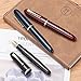 3PCS Assorted Colors Jinhao 9019 Fountain Pen Set, Size 8 Medium Nib Classic Design Smooth Writing Pen with Large Capability Converter (Gold Trim)