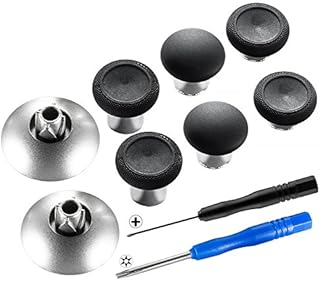 eXtremeRate Black 4in1 Metal Magnetic Joysticks W/ T8H Screwdrivers for Xbox One/One Elite/One XS/Series XS Controller ps4 Slim Pro Controller