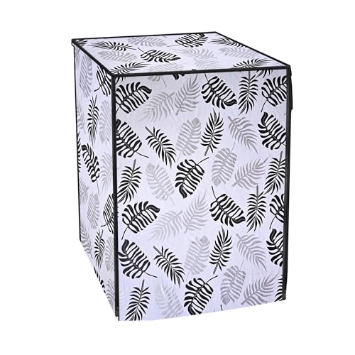 Image of Star Weaves Polyester Front Load Washing Machine Cover | Waterproof & Dustproof Protector | Compatible with LG 8 Kg & 9 Kg | Durable & Easy to Clean (Size - 61X61X86 Cm)