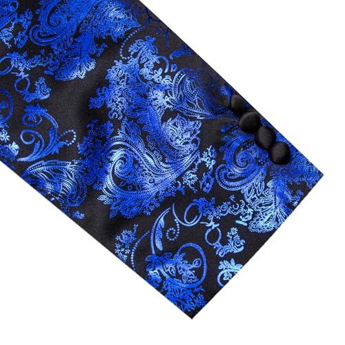 Image of Barry. Wang Men's Sport Coats & Blazers Flower Suit Jacket 1 Button Paisley Tuxedo Mardi Gras Carnival Parade Gift