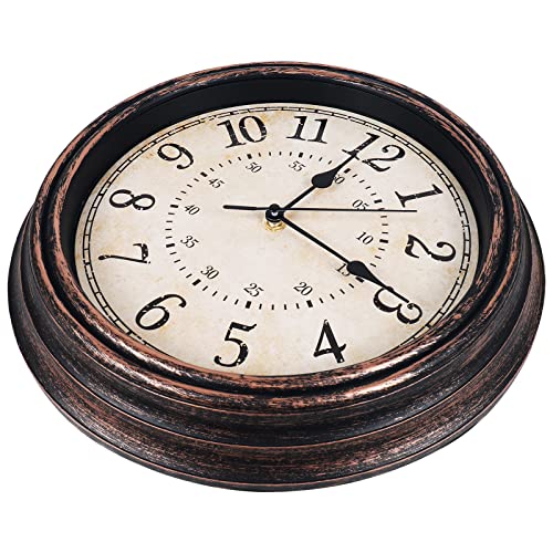 Suohui Vintage Wall Clock,12" Large Wall Clocks For Living Room Decor, Silent Wall Clock Battery Operated For Bedroom,Office,Kitchen Home Decor #TOP7