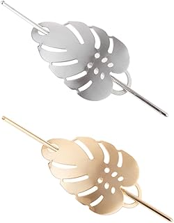 KESYOO 2pcs金属製レディースヘアピン ヘアアクセサリー 装飾用 ヘッドウェア おしゃれなヘアクリップ パーティーやイベント向け