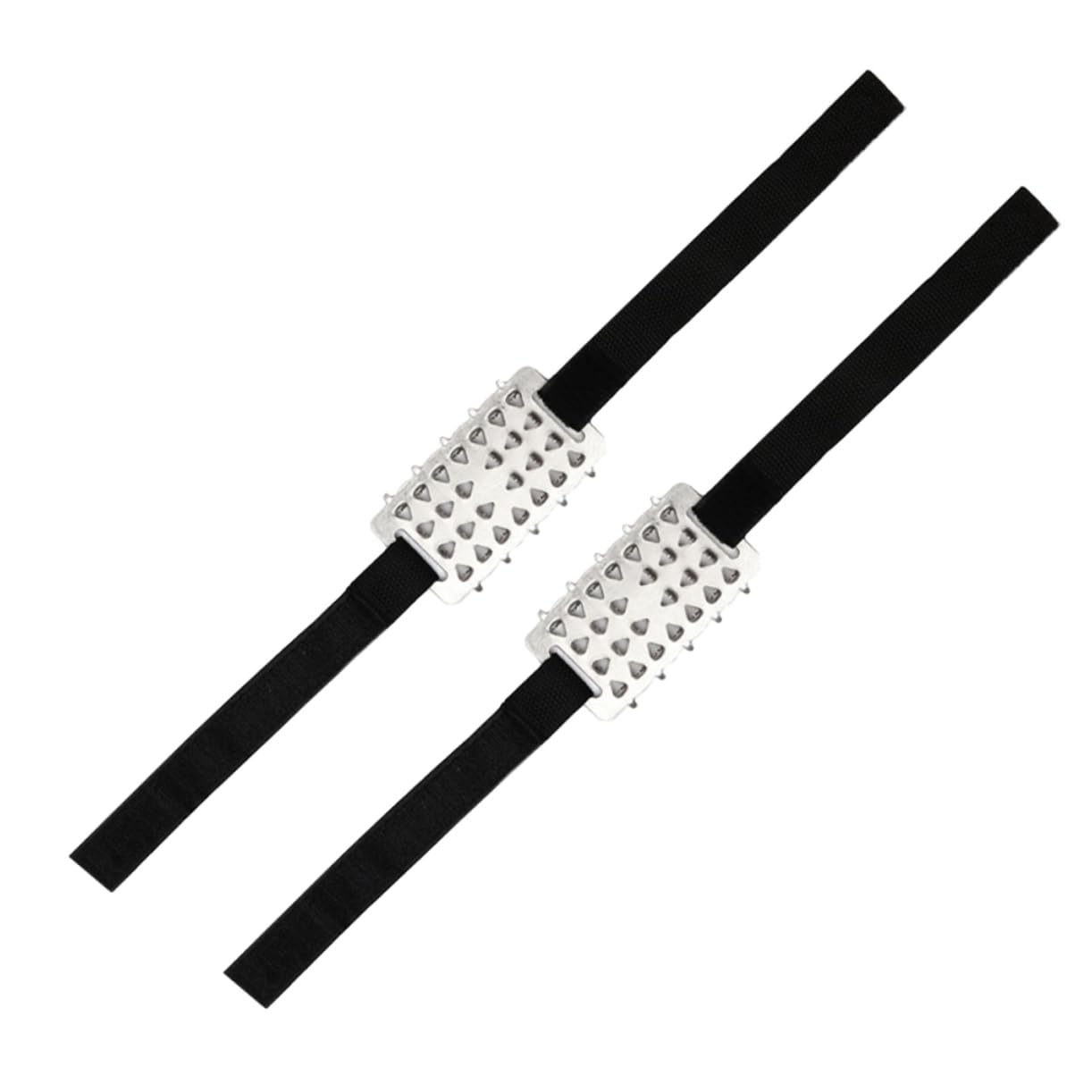 VANZACK Flexible 26 Toothed Lacing Crampons Anti-Slip Ice Shoe Cover for Hiking Ice Fishing