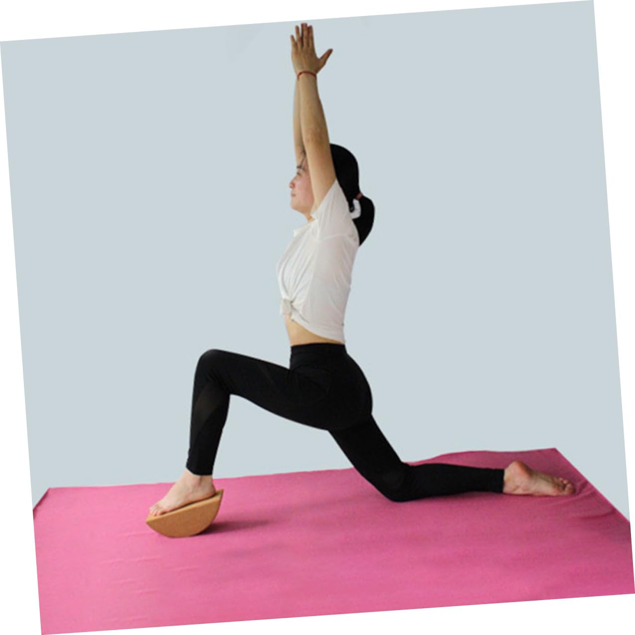 SHERCHPRY Bloque de Yoga Antideslizante de Corcho Pequeño Bloque Compacto de Entrenamiento para Equilibrio y Pilates Herramienta Ligera y Ecológica para Ejercicios de Gimnasia y Yoga