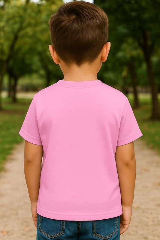 Image of Trendy Printed Cotton Blend Half Sleeve T-Shirt for Boys - Pack of 2