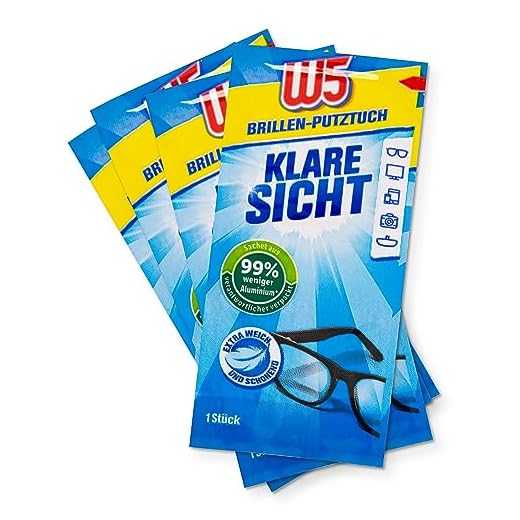 W5 Brillenputztücher 2er Pack (108 Stück)