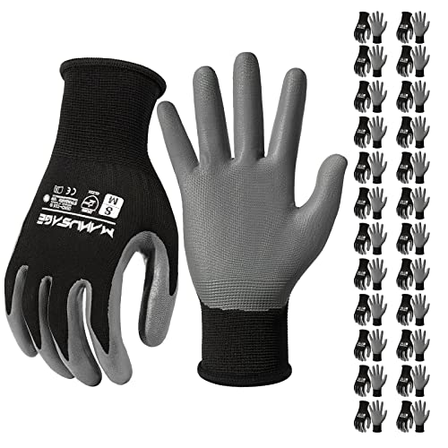 MANUSAGE Safety Work Gloves - Protective Glove for Men &