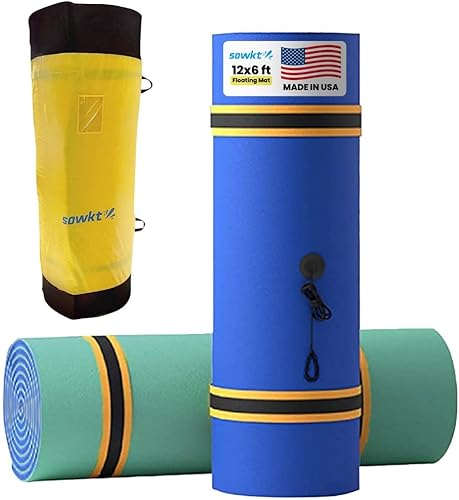 SOWKT Lily Pad - Tapete flotante de agua prémium para el lago y la navegación, almohadilla de agua flotante gigante para lagos  Lilly Pad Muelle de