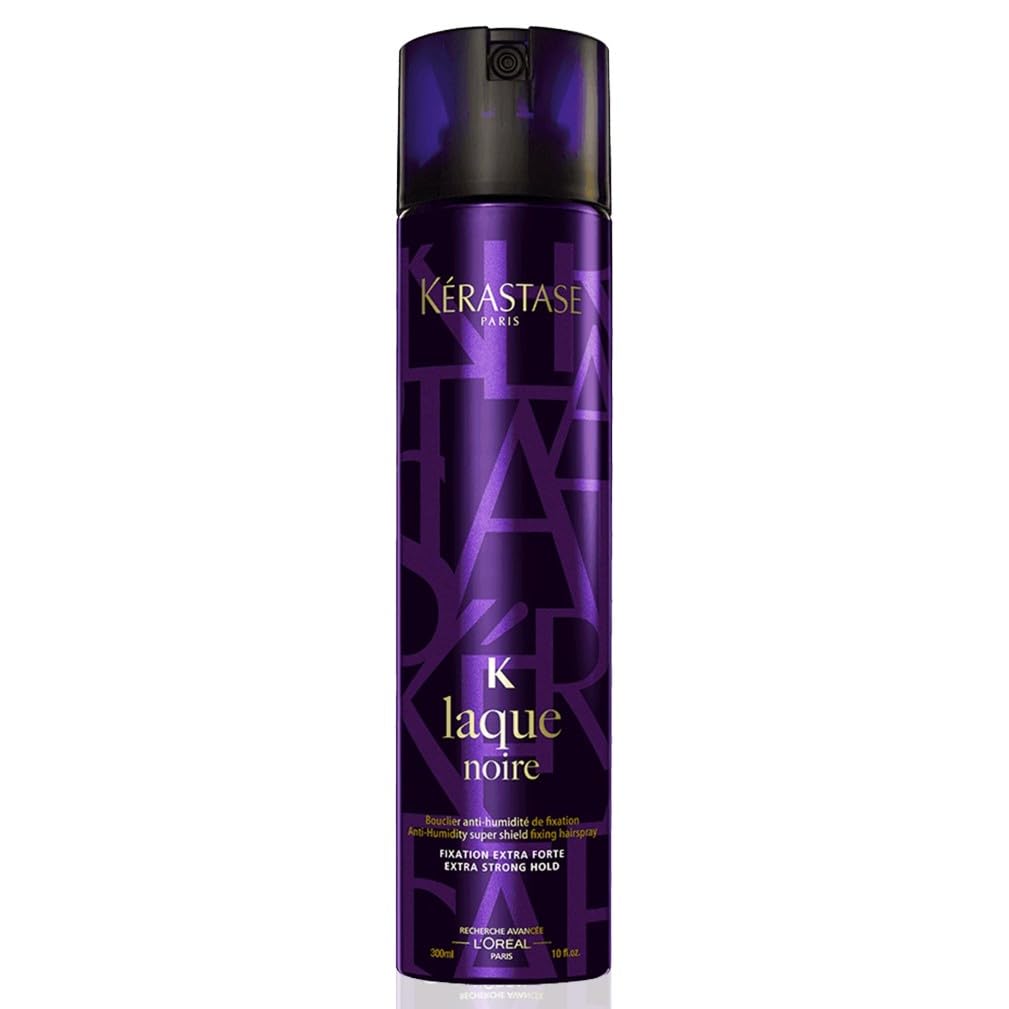 Coiffage Couture, Extra-Strong Holding Hair Spray, Long-Lasting Shape Memory, For All Hair Types, Humidity Resistant & Residue-Free, Laque Noire, 300ml