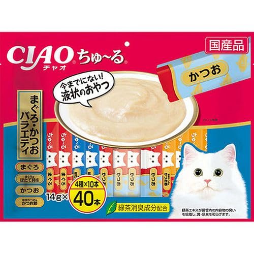 Amazon.co.jp: Inaba Pet Food CIAO Churu Tuna & Bonito