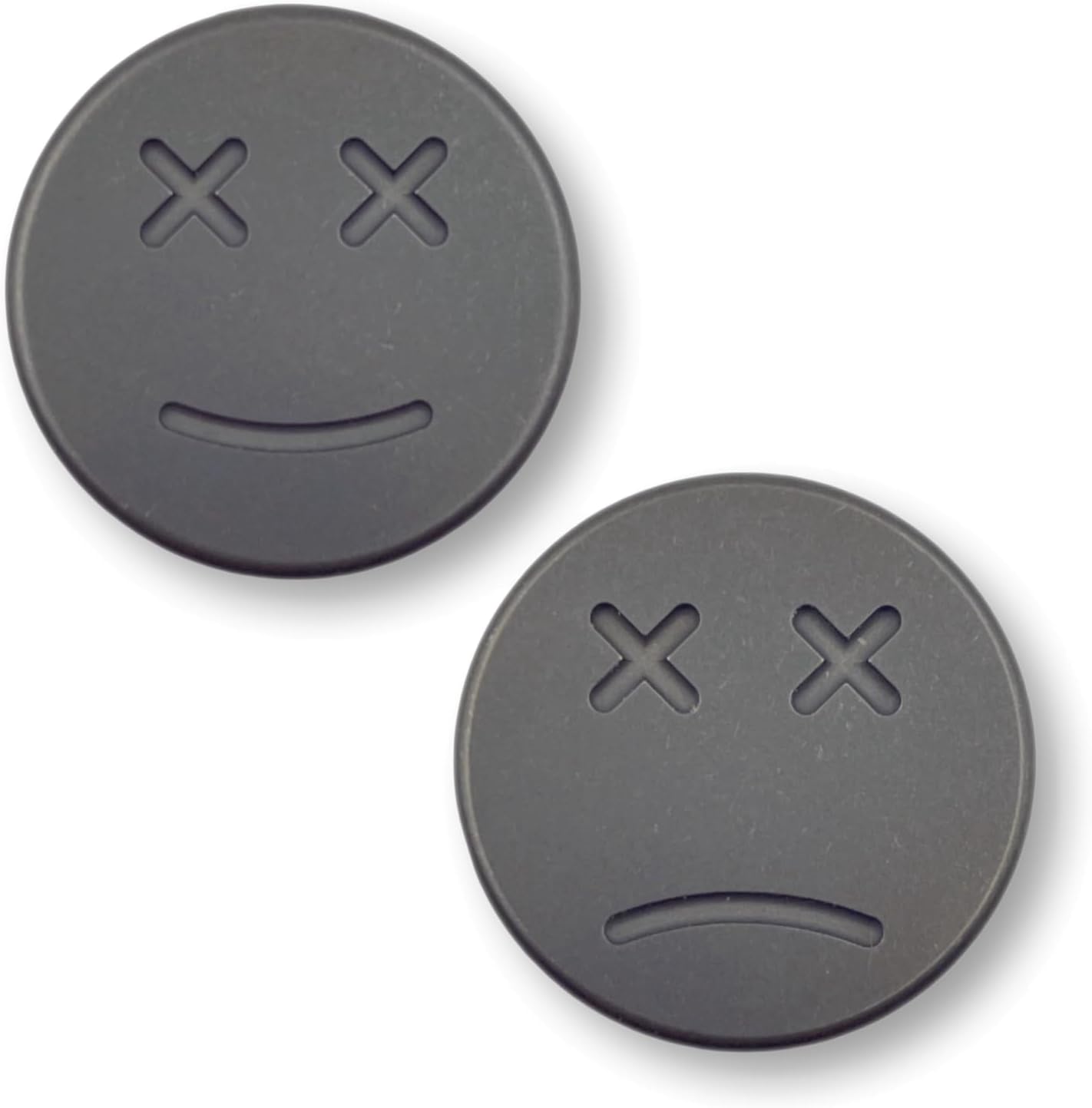 EDC Titanium Emoticon Decision Maker Divination Coin, Contact Coin Skill Toys, Solid Double-Sided Happy/Sad Face Lucky Coin Worry Stone