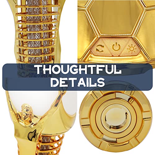 Cozylife Bug Zapper For Indoor Outdoor, Usb Powered Uv Light Mosquito Zapper Killer, World Cup Appearance Waterproof Pest Control Insect Fly Trap With 4 Lighting Modes For Home Patio Backyard Camping #TOP5