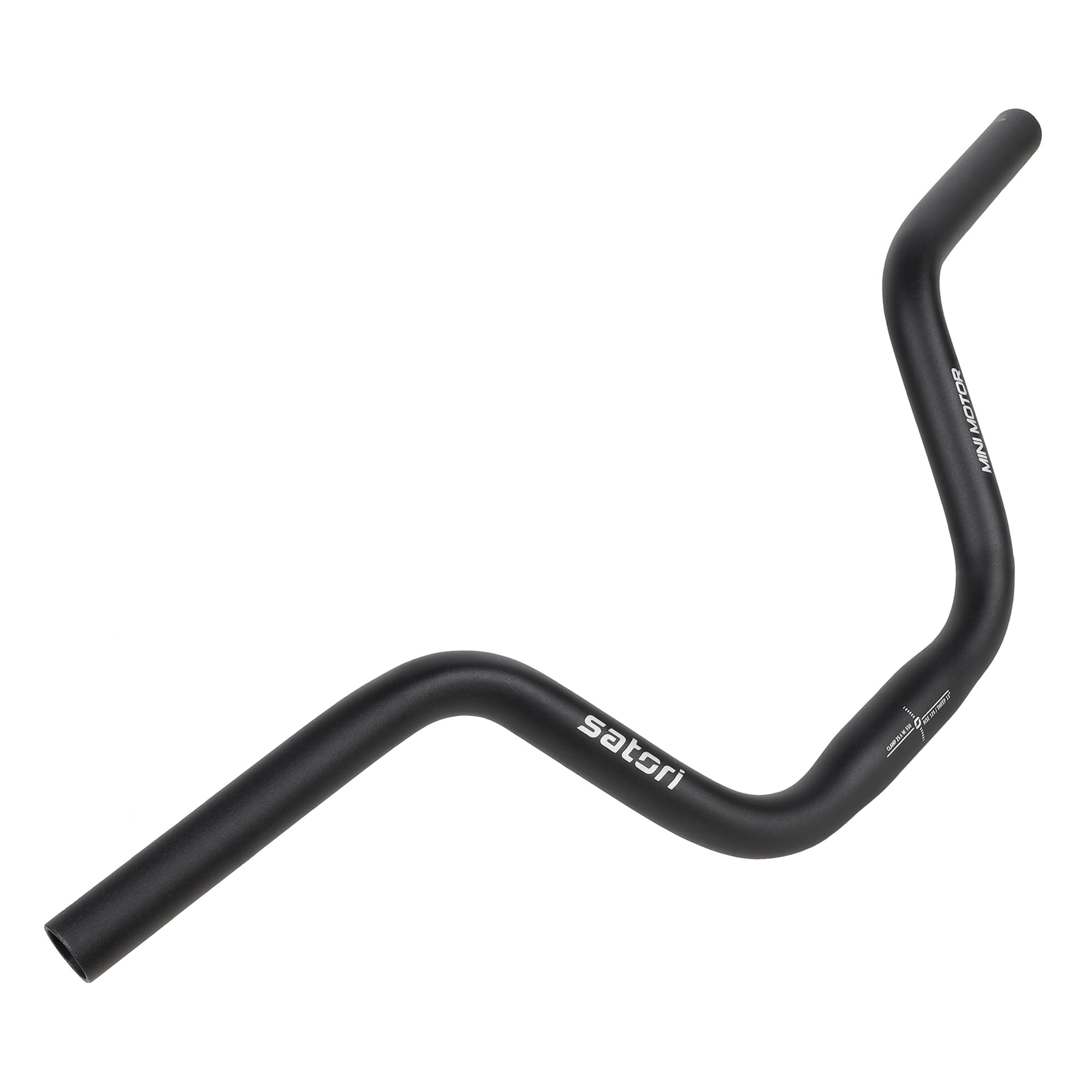 JITSIE ハンドルバー 幅730mm ライズ110mm ZETA ジータ バーライズキット カラー：チタン / 高さ：19mm