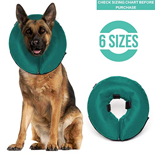 ProCollar Protective Inflatable Recovery Collar for Dogs and Cats - Soft Pet Cone