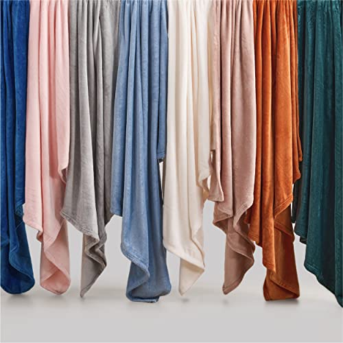 Image of Bedsure Fleece Blanket Twin Blanket Pink - 300GSM Soft Lightweight Plush Cozy Twin XL Blankets for Bed, Sofa, Couch, Travel, Camping, 66 inch X 90 inch