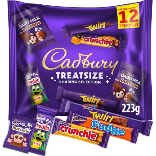Cadbury Treatsize Sharing Selection Includes all of Your Favourite Chocolates Perfect for Trick or Treat Gifts a Halloween Party or Christmas Treats for Sharing 223 g (Pack of 1)
