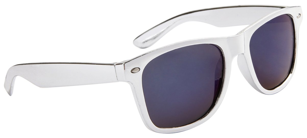 8077 Classic Wayfarer, Metallic Silver Chrome Frame