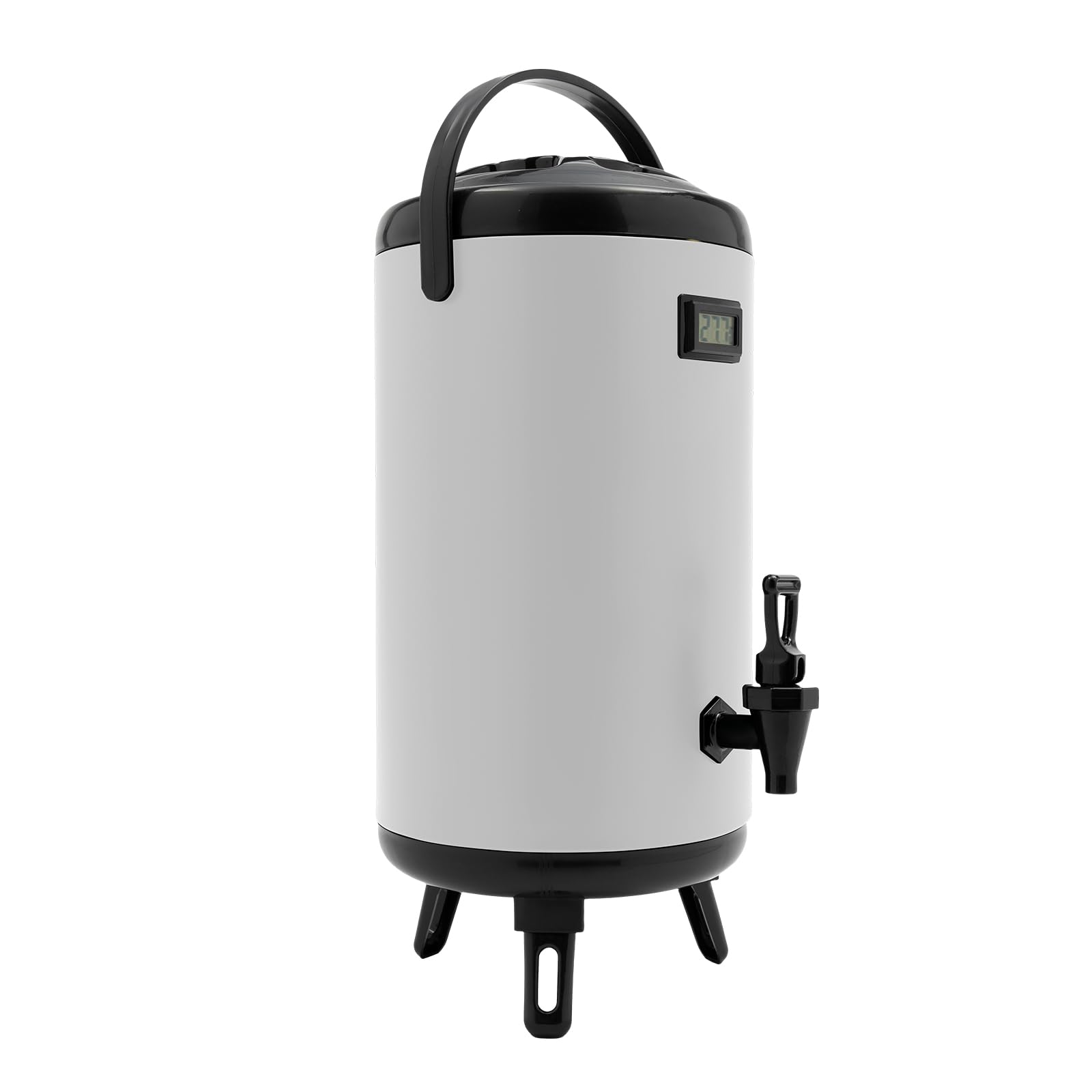 Insulated Beverage Dispenser Hot & Cold Water Dispenser Stainless Steel Coffee Urns for Catering, Parties, Portable Outdoors Cooler Jug for Camping Sports