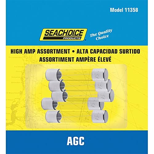 Fusibles de vidrio Agc Seachoice SC11358 de 5 piezas para proteger circuitos de potencia