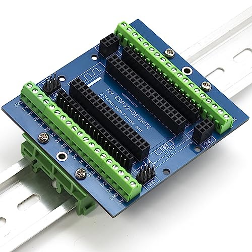 Module block PCB ESP32 de précision avec terminal de connexion 3,81 mm sur rail DIN