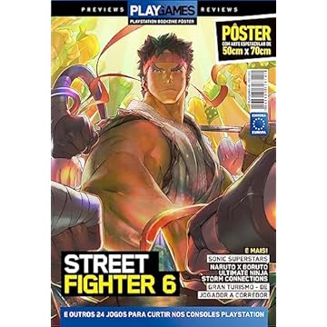 Capa do livro Superpôster PlayGames - Street Fighter 6