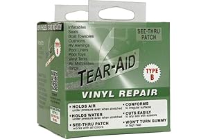 Tear-AID Durable Fabric and Vinyl Repair Kit (4 Rolls)