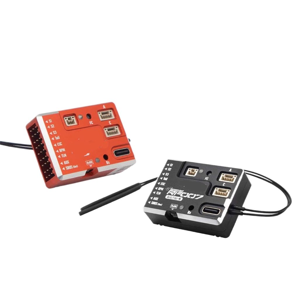 Vantac RF007 FLBL Helicopter Flight Controller compatibile con 2,4 g di Archer Plus o doppio ricevitore TW da 2,4 g per vari modelli di elicotteri RC(DUAL 2.4G TW R6 RX)