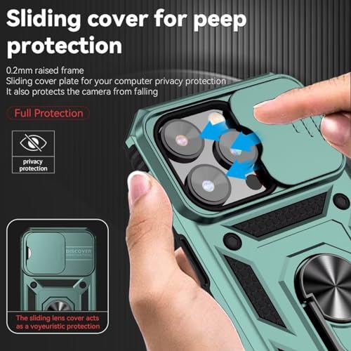 Coque iPhone 14 Pro antichoc avec béquille et support auto - 2