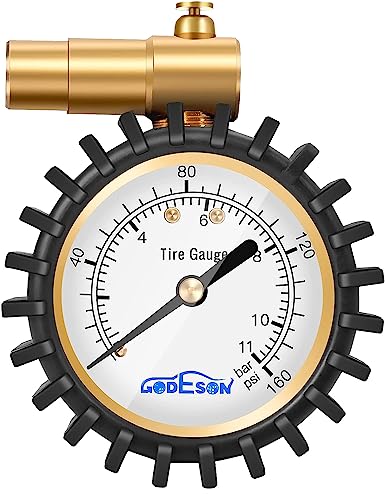 Manomètre de pression des pneus Presta pour vélo de route GODESON 11 bar