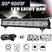 RUILITECH 20" 420W LED Combo Flood Spot Barre de Travail Phares Projecteur Pour Véhicule Tout-terrain Atv Camion SUV Bateau Chantier Tracteur Agricole Remorque + Câblage Kits