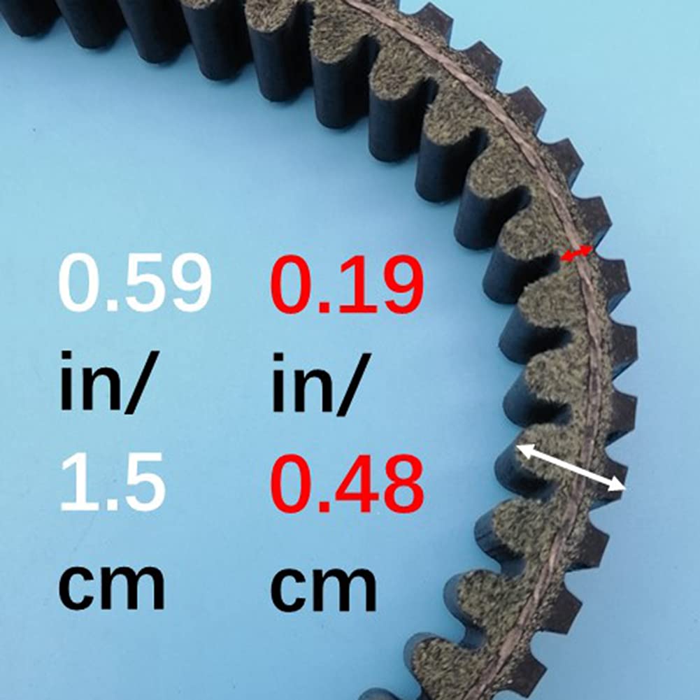 LOONGPART Heavy Duty Drive Belt 59011-0003 / 59011-0019 – Fits Kawasaki Teryx 750, Brute Force 650/750, KFX 700 & More