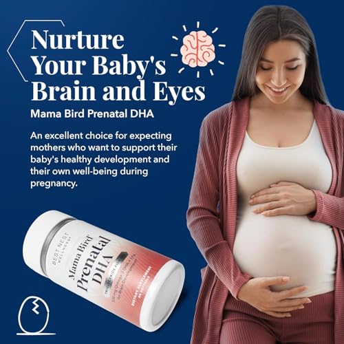 Best Nest Wellness 850750007268 Mama Bird Prenatal Dha Vitamin, Prenatal Omega 3 Dha Supplements thumb #7