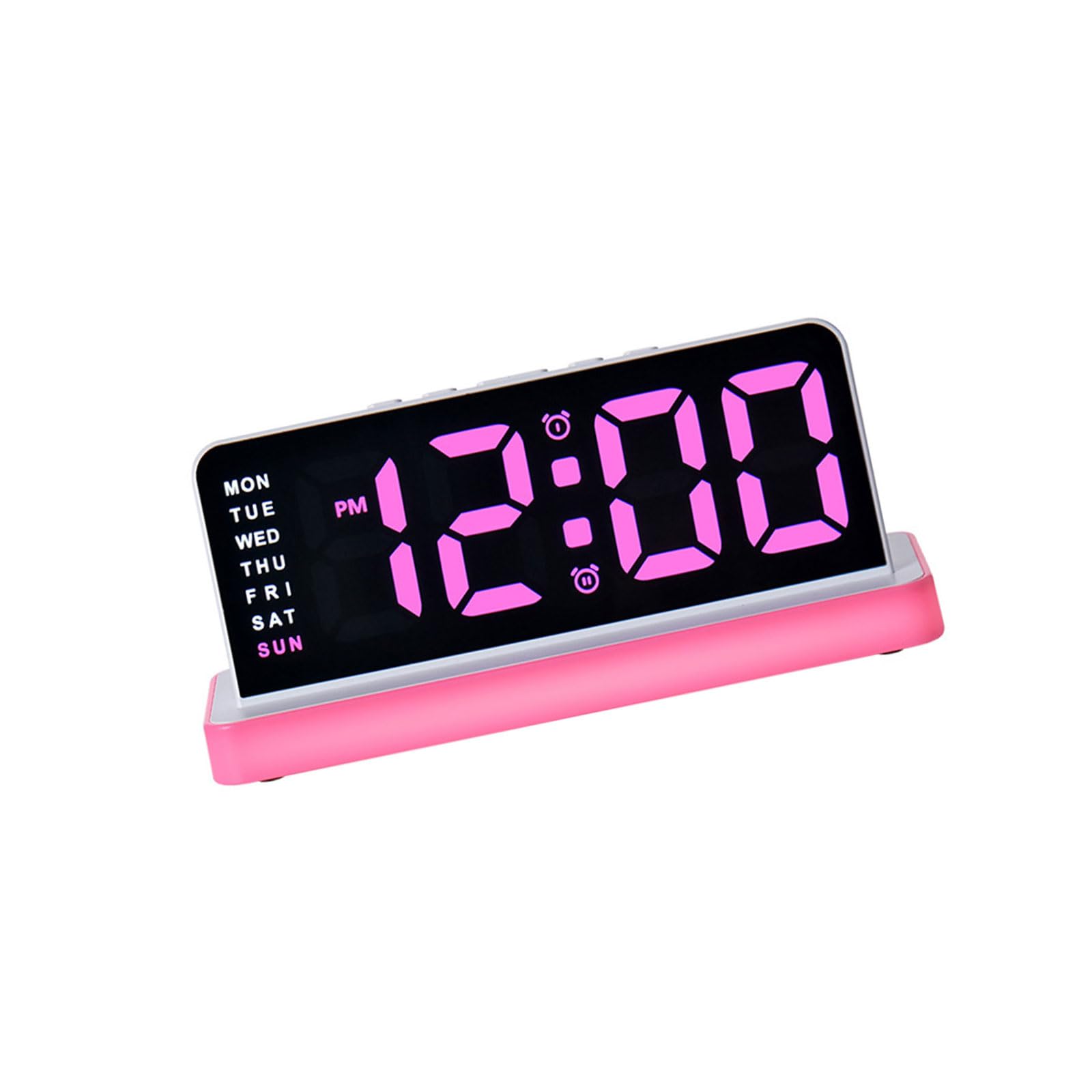 Shntig A Bedside Larm Clock With Large Number Led Screen Nd Gentle Night Light For Bedroom Nightstands Nd Desks Larm Clock Bedside Led Night Light Weekday Display Large Number Bedroom Desk Sleep Routine Up
