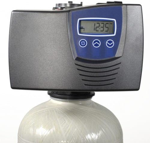 Metered water softener with 1.25" Fleck 7000 control, 48,000 grain capacity with by-pass valve