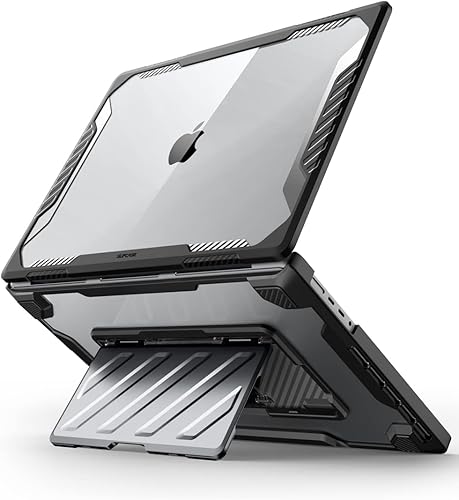 SUPCASE for MacBook Pro 16 Inch Case with Stand 2026-2021 (Unicorn Beetle Pro), M5/M4/M3/M2/M1 Pro/Max A3429 A3428 A3403 A3186 A2991 A2780 A2485 Heavy Duty Protective Cover for MacBook Pro 16",Black