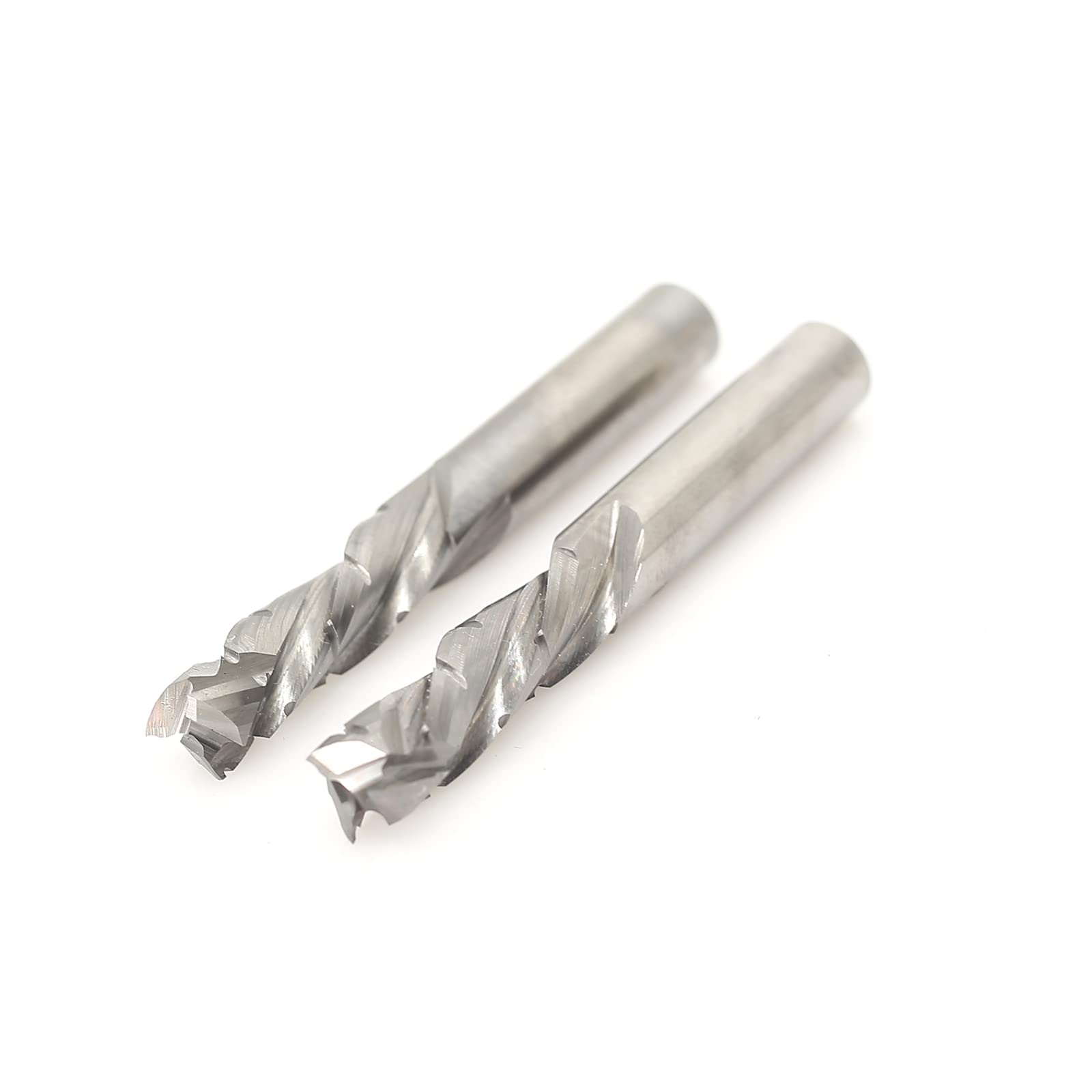 Fresa a Spirale per Legno, Up&Down Taglio, 8mm Gambo, Taglio 8mm x 27mm, CNC Fresa Candela, Bit di Compressione HRC55, Frese per Metallo