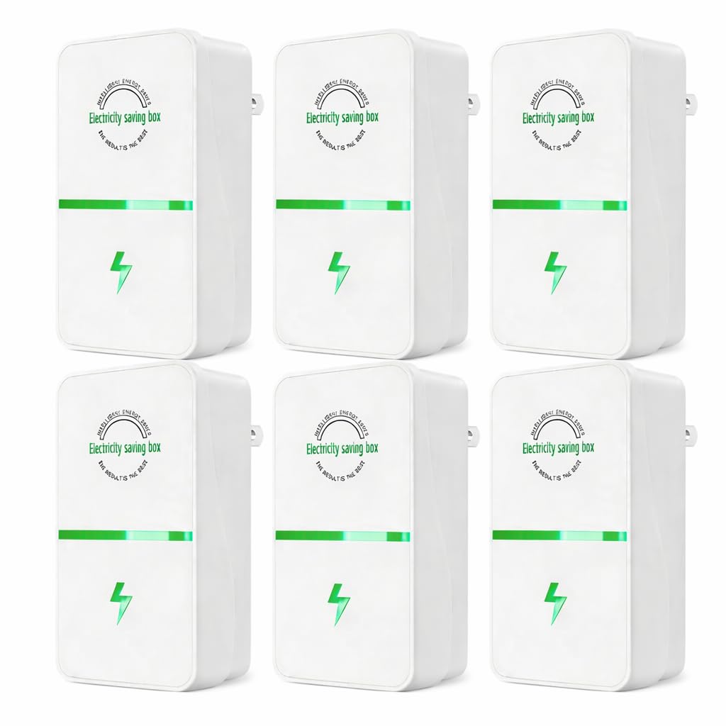 Electricity Saver Plug, Energy Saving Device for Home, Plug-in Power Saver, Voltage Stabilizer for Household Appliances, Easy to Use (4PCS) — view 2